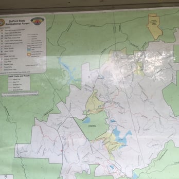 High Falls Trailhead - Dupont State Forest - Hiking Near Me - Cedar Mountain, North Carolina