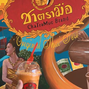 ChaTraMue Original Thai Tea - Thai Tea Float - Bubble Tea Near Me - Los Angeles, California