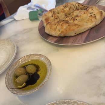 Zeytin - Free bread. Kind of tough but the olive oil and balsamic was nice. - Mediterranean Near Me - Myrtle Beach, South Carolina Zeytin - Free bread. Kind of tough but the olive oil and balsamic was nice. - Mediterranean Near Me - Myrtle Beach, South Carolina