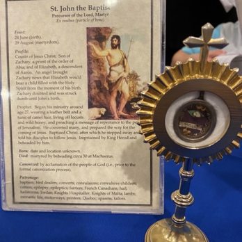 St Bartholomew Catholic Church - Relics of St. John the Baptist - Churches Near Me - Katy, Texas