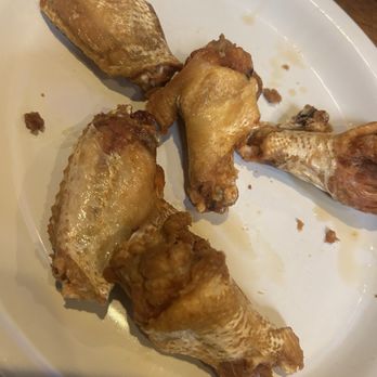 Nick's Restaurant - Plain wings, delicious. We got different sauces in the side to try. Great crisp! - Pizza Near Me - Xenia, Ohio