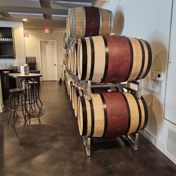 BOTTAIA Winery - Barrel room. - Wine Tasting Room Near Me - Temecula, California