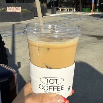Tot Coffee - Iced latte with oat - Coffee & Tea Near Me - Redondo Beach, California Tot Coffee - Iced latte with oat - Coffee & Tea Near Me - Redondo Beach, California