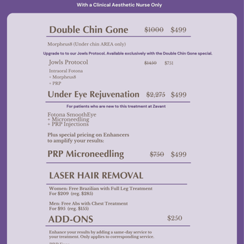 Zavant Aesthetics - Glow up for less August specials are here with savings on Morpheus8, under-eye rejuvenation, PRP microneedling and laser hair removal! - Laser Hair Removal Near Me - West Hollywood, California Zavant Aesthetics - Glow up for less August specials are here with savings on Morpheus8, under-eye rejuvenation, PRP microneedling and laser hair removal! - Laser Hair Removal Near Me - West Hollywood, California
