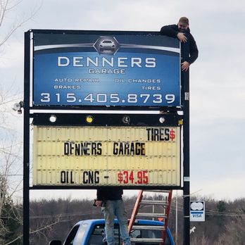 Denners Garage - New sign - Auto Repair Near Me - Calcium, New York Denners Garage - New sign - Auto Repair Near Me - Calcium, New York