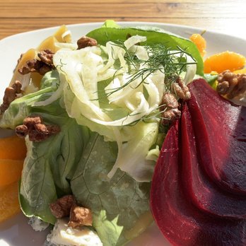 Nepenthe - Beet salad - close - New American Near Me - Big Sur, California Nepenthe - Beet salad - close - New American Near Me - Big Sur, California