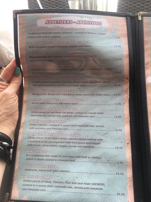 Menu photo 8 At Peru Hollywood, FL