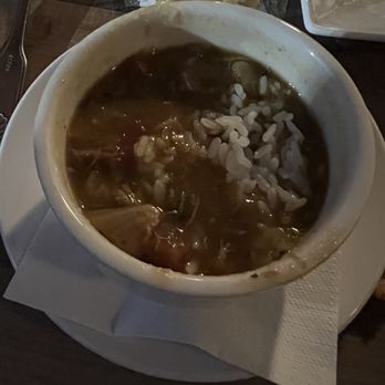 Cobb's Landing - Rice bowl they claim is "seafood gumbo." No seafood to be found. - Seafood Near Me - Fort Pierce, Florida Cobb's Landing - Rice bowl they claim is "seafood gumbo." No seafood to be found. - Seafood Near Me - Fort Pierce, Florida
