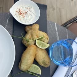Calade Rooftop Restaurant - Zucchini blossoms