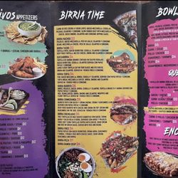 Taco Birria - Menu