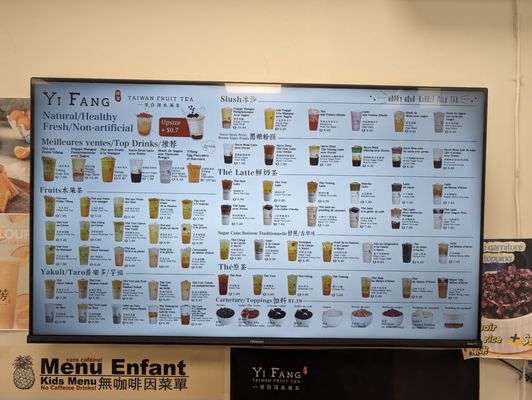 Yifang Taiwan Fruit Tea by null