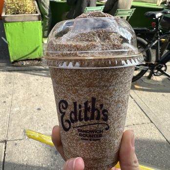 Edith’s Sandwich Counter - Iced Cafe Slushie - Bakeries Near Me - Brooklyn, New York