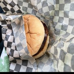 Wibbley's - Wee burger plain.
