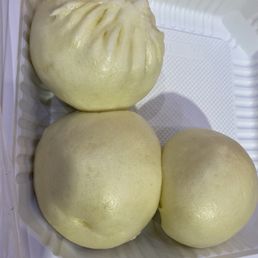 Red bean and meat bun. Red bean and meat bun.