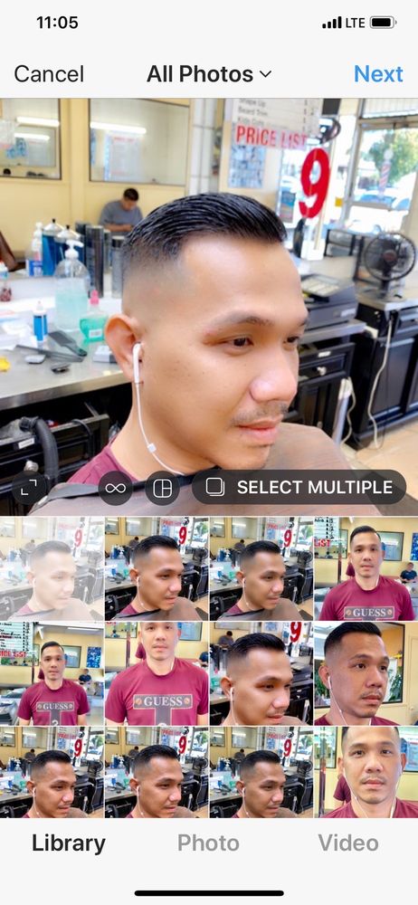 Fade Barber Shop Logo