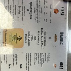 Village Pizza - 2026 menu