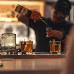 EP Bar - Marx making an old fashioned.