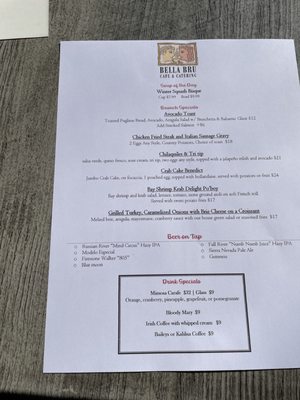 Menu photo 4 Bella Bru Cafe Sacramento, CA Menu photo 4 Bella Bru Cafe Sacramento, CA