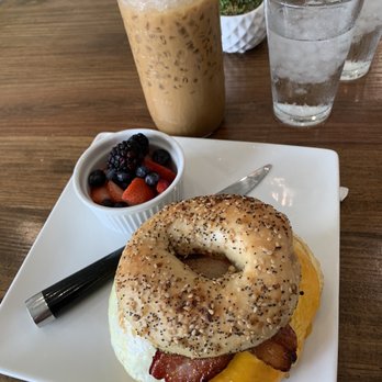 2 Birds Coffee - Breakfast Sammi and Iced coffee - Coffee & Tea Near Me - Miramar Beach, Florida