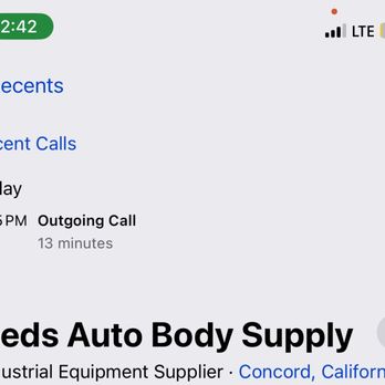 Neds Auto Body Supply - Time of call - Auto Parts & Supplies Near Me - Concord, California
