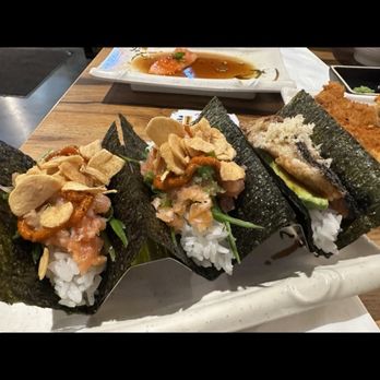 Neko Ramen - Spicy salmon and Unagi HandRollz - Japanese Near Me - Las Vegas, Nevada Neko Ramen - Spicy salmon and Unagi HandRollz - Japanese Near Me - Las Vegas, Nevada