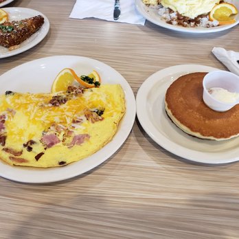 Stacks Pancake House - Meat Lover Omelette - also okay. - Breakfast & Brunch Near Me - Irvine, California Stacks Pancake House - Meat Lover Omelette - also okay. - Breakfast & Brunch Near Me - Irvine, California