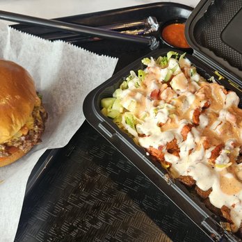 Buns On Fire - Glendale Heights - WTF Burger and chicken/lamb plate - Burgers Near Me - Glendale Heights, Illinois Buns On Fire - Glendale Heights - WTF Burger and chicken/lamb plate - Burgers Near Me - Glendale Heights, Illinois