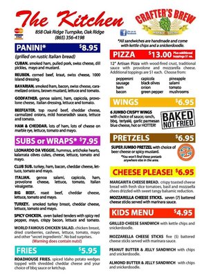 Menu photo 7 Crafter's Brew Oak Ridge, TN Menu photo 7 Crafter's Brew Oak Ridge, TN