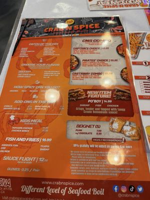 Menu photo 4 Crab N Spice Corona, CA