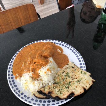 Bombay House - Chicken Tikka Masala with Garlic Naan - Indian Near Me - Provo, Utah
