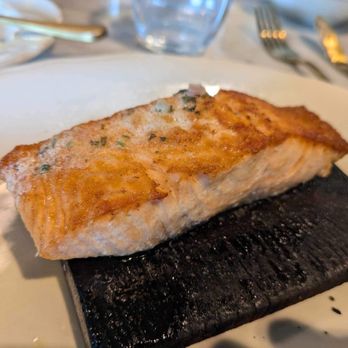 Berties On The Rooftop - Cedar plank salmon - American Near Me - Waco, Texas
