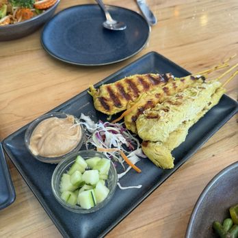 Beau Thai II - 4 Piece Chicken Satay - Thai Near Me - Castle Rock, Colorado Beau Thai II - 4 Piece Chicken Satay - Thai Near Me - Castle Rock, Colorado