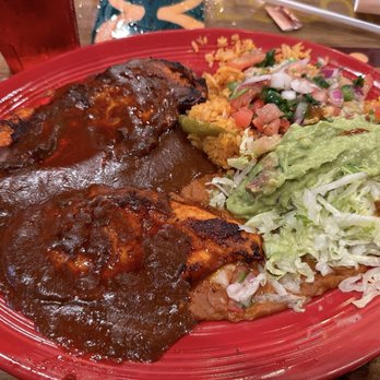 Valle Escondido - Chicken mole. IYKYK they have good beans and rice too - Mexican Near Me - Union, Kentucky