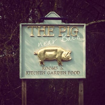 The Pig - Signage. - Hotels Near Me - Bath, BAS