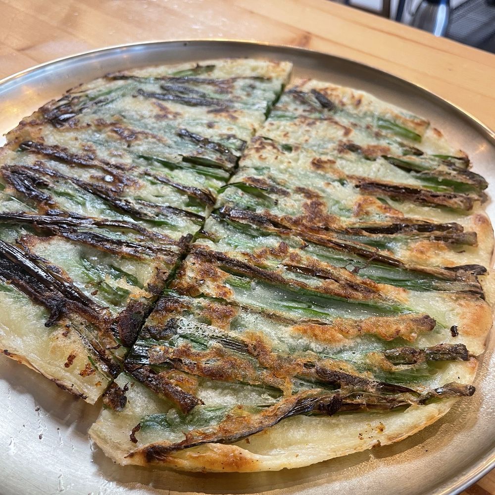 Han Sang - Leek Pancake (5/5: So crispy and delicious! - Korean Near Me - Millbrae, California