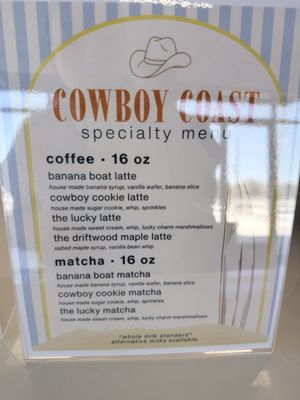 Menu photo 2 Cowboy Coast Coffee Katy, TX Menu photo 2 Cowboy Coast Coffee Katy, TX