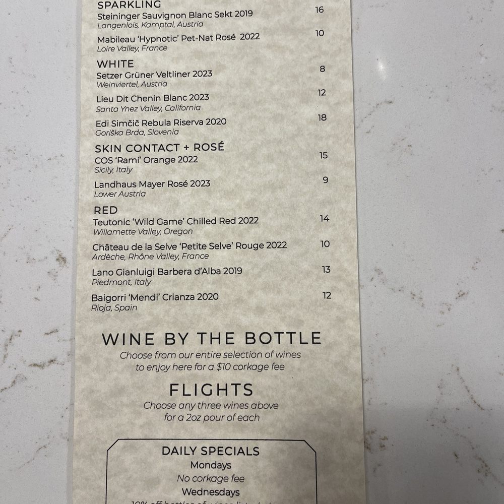 The Raleigh Wine Shop - Tasting menu for this week. - Beer, Wine & Spirits Near Me - Raleigh, North Carolina The Raleigh Wine Shop - Tasting menu for this week. - Beer, Wine & Spirits Near Me - Raleigh, North Carolina