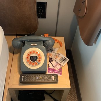 Moxy Boston Downtown - Retro phone at room - Hotels Near Me - Boston, Massachusetts Moxy Boston Downtown - Retro phone at room - Hotels Near Me - Boston, Massachusetts