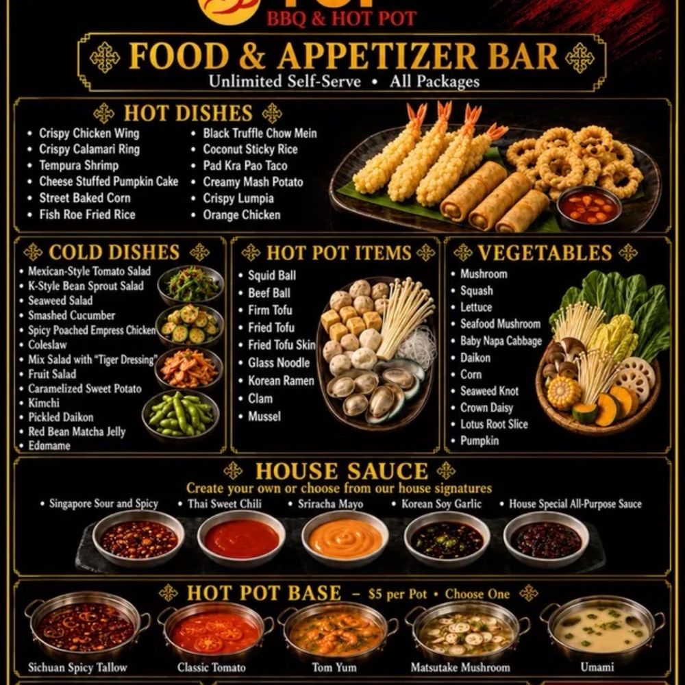 YOI BBQ & Hot Pot - Menu - Buffets Near Me - Montclair, California