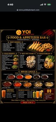 Menu photo 2 YOI BBQ & Hot Pot Montclair, CA