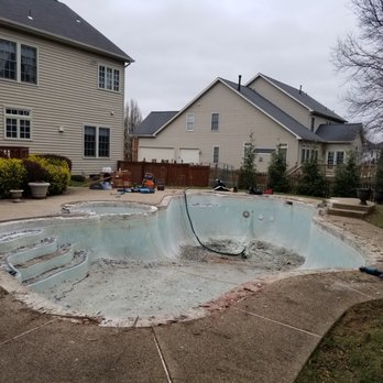 MS Home Pool Services - MS Home Pool Services  POOL/SPA RENOVATION BEFORE - Pool Cleaners Near Me - Alexandria, Virginia