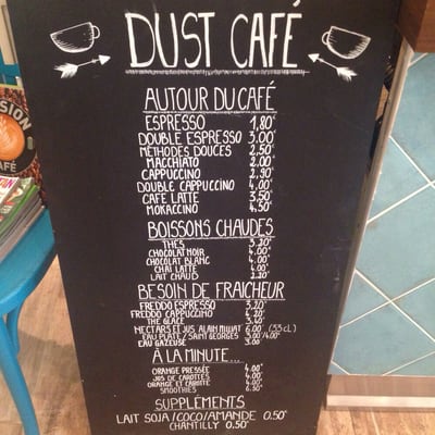 Menu photo 2 Dust Café Lyon, 69 Menu photo 2 Dust Café Lyon, 69