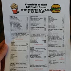 Frenchie's Wagons - Menu