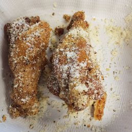 Very dry and overly salted wings