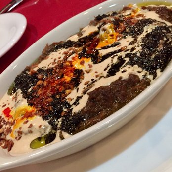 Farsi Cafe - Eggplant appetizer with tahini - Persian/Iranian Near Me - Los Angeles, California Farsi Cafe - Eggplant appetizer with tahini - Persian/Iranian Near Me - Los Angeles, California