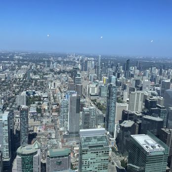 CN Tower - View of Toronto from our Table - Landmarks & Historical Buildings Near Me - Toronto, Ontario CN Tower - View of Toronto from our Table - Landmarks & Historical Buildings Near Me - Toronto, Ontario