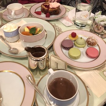 Ladurée - Part of the afternoon tea set, and raspberry French toast - Tea Rooms Near Me - Vancouver, British Columbia Ladurée - Part of the afternoon tea set, and raspberry French toast - Tea Rooms Near Me - Vancouver, British Columbia