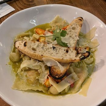 Fattoria - Lobster ravioli. Sadly, the lobster was overcooked - Italian Near Me - Beaver Creek, Colorado