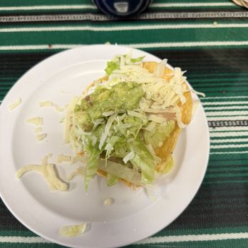 Los Rancheros Mexican Restaurant - Bean tostada - Mexican Near Me - Clovis, California