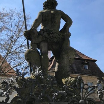 Neptunbrunnen - Neptunbrunnen Gabelmoo Fontain fontána Bamberg - Landmarks & Historical Buildings Near Me - Bamberg, BY